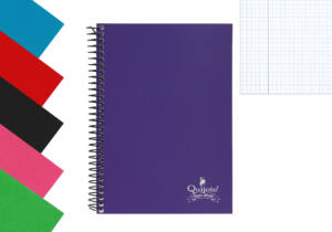 Libreta A6 105x150MM 70H 60g/m2 cuadros 4x4mm tapa normal