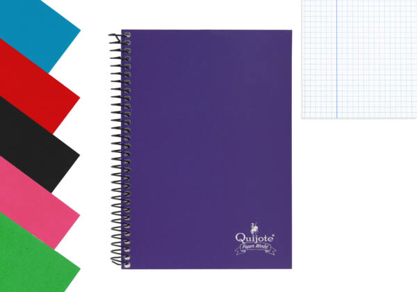 Libreta A6 105x150MM 70H 60g/m2 cuadros 4x4mm tapa normal