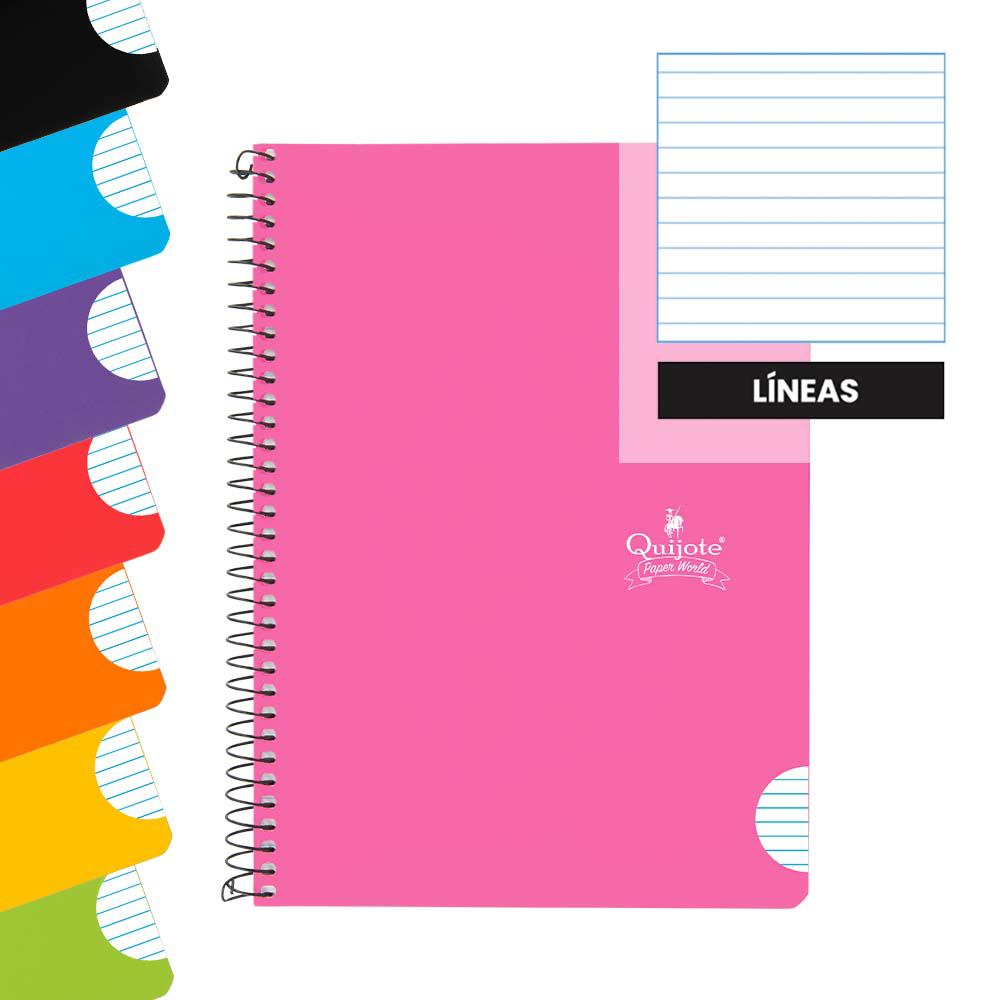 Cuaderno A5 tapa blanda cartón