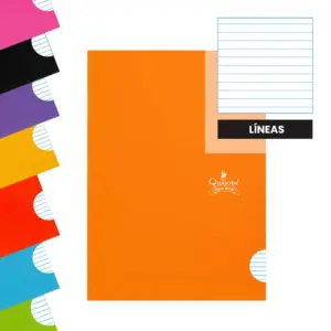 cuaderno A5 cartón líneas