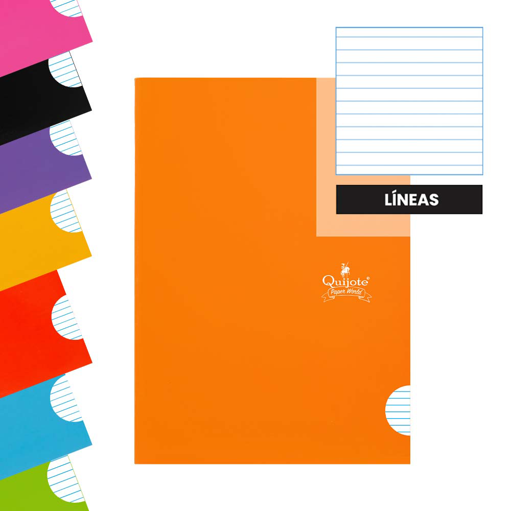 cuaderno A5 cartón líneas