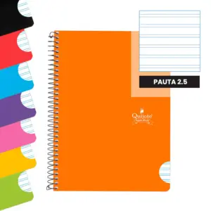 Cuaderno A5 tapa blanda cartón