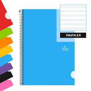 Cuaderno A4 tapa dura pauta 2,5mm