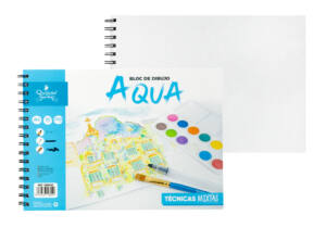 Bloc Dibujo A4 30Hojas 200gr/m2 Liso Aqua