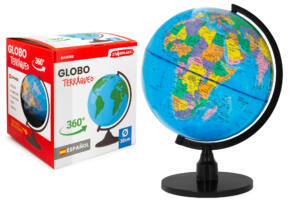 Globo Terráqueo 30cm Con Soporte en Español