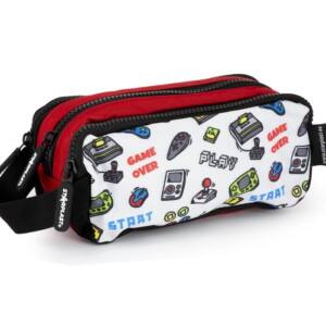 Estuche 3 Cremalleras Diseño Videojuegos