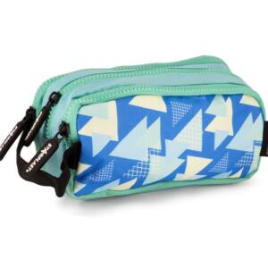 Estuche 3 Cremalleras Diseño Triángulos