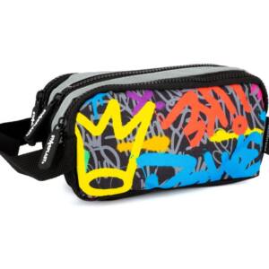 Estuche 3 Cremalleras Diseño Graffiti