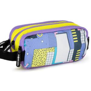 Estuche 3 Cremalleras Diseño Patrones