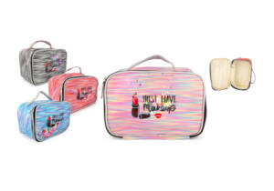 Neceser Bolsa Cosmética 21x14x5cm 1 Cremallera 1 Asa