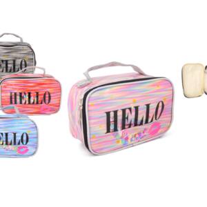 Neceser Bolsa Cosmética 20x12x8cm 1 Cremallera 1 Asa