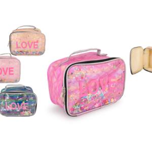 Neceser Bolsa Cosmética 22x15x13cm 1 Cremallera 1 Asa