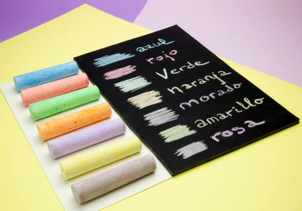Tizas jumbo de colores 8U