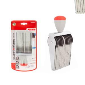 Sello Con 13 Dígitos Números, Símbolos y Letras