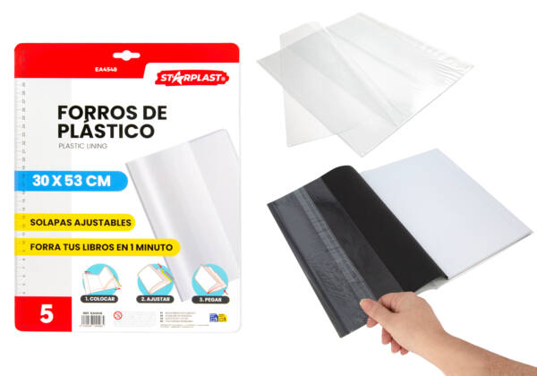 Forro fácil para libros 30x53cm 6U