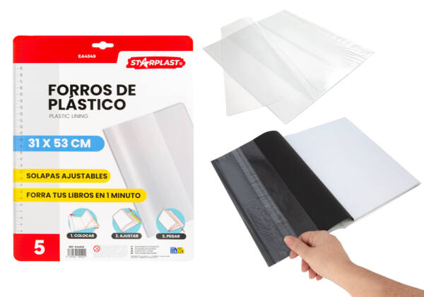 Forro fácil para libros 31x53cm 6U