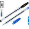 12 Bolígrafos Tinta Gel Punta 0.5mm Color Negro y Azul
