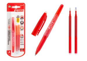 Bolígrafo Borrable Rojo 0.7mm Con 2 Recambios