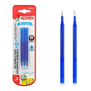 Recambio para bolígrafo Roce 3U azul