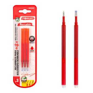 Recambio para bolígrafo Roce 3U rojo