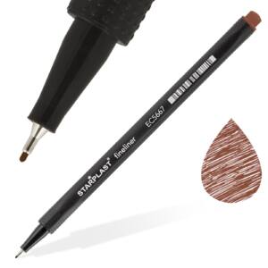 Rotulador fineliner 0.4mm marrón