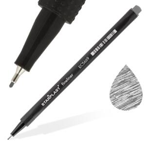 Rotulador fineliner 0.4mm gris