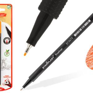 Rotulador Punta Fina 0.4mm Fineliner Naranja