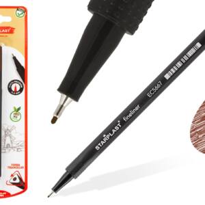 Rotulador Fineliner Punta Fina 0.4mm Marrón