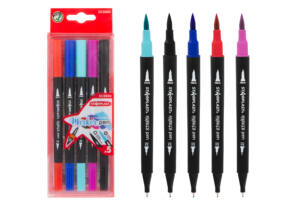 Rotuladores triangulares doble punta 5U