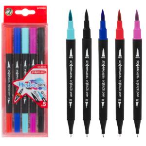 Rotuladores triangulares doble punta 5U