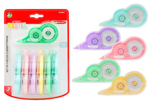 Set de 7 cintas correctoras 8 M colores pastel