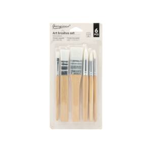 6 Pinceles Diferentes Puntas Brocha