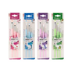 3 Pinceles Cuerpo Pastel