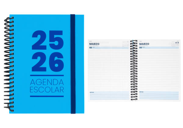Eu-Mim Agenda Escolar 25/26 Tdura A5 Dp Azul