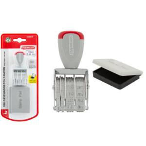 Sello Fechador con Tampón Tinta Negra Formato 2022-2033