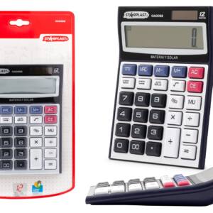 Calculadora Solar 12Dígitos Negra