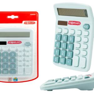 Calculadora Solar 12Dígitos Azul Pastel