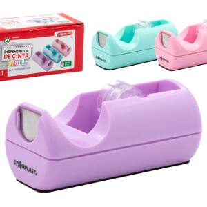 Dispensador de celo Color Pastel Base Antideslizante y con Peso