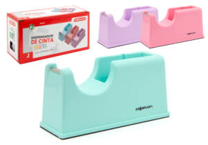 Dispensador de celo Color Pastel Base Antideslizante y con Peso