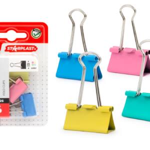 6 Pinzas Metálicas Pala 25mm Diferentes Colores