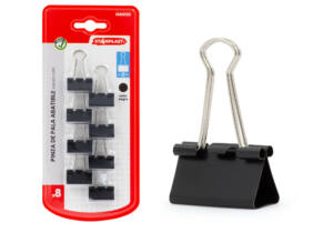 8 Pinzas Metálicas Pala 25mm Negro