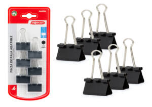 Pinza De Pala Metalica Negro  32Mm 6U