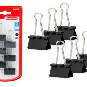 Pinza De Pala Metalica Negro 32Mm 6U