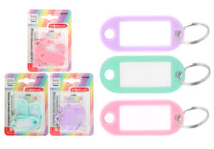 钥匙扣 Llavero Identificadores Colores Pastel 5Pcs