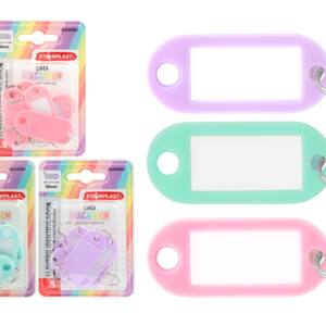 钥匙扣 Llavero Identificadores Colores Pastel 5Pcs