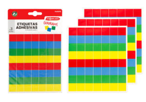 Etiquetas Adhesivas Diseño Cuadrados 168 Pegatinas
