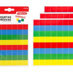 Etiquetas Adhesivas Diseño Cuadrados 168 Pegatinas