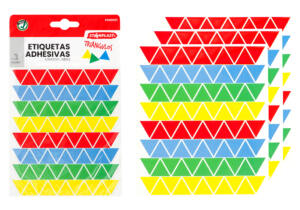 Etiquetas Adhesivas Diseño Triángulos 264 Pegatinas