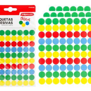 Etiquetas Adhesivas Diseño Círculos 240 Pegatinas