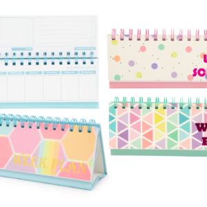 Planificador Semanal Apaisado De Sobremesa 8X21Cm